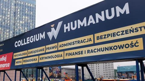 Zatrzymania w Collegium Humanum. Sprawa ma związek z korupcją