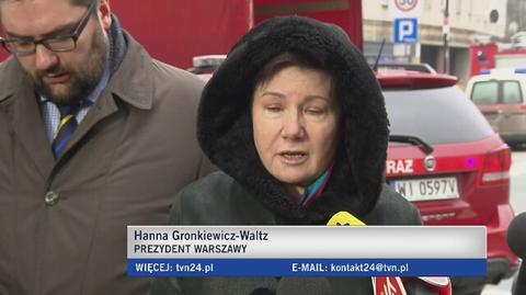 Gronkiewicz-Waltz: zapewniamy pomoc poszkodowanym