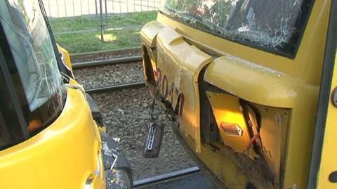 Wypadek tramwajów na Okopowej