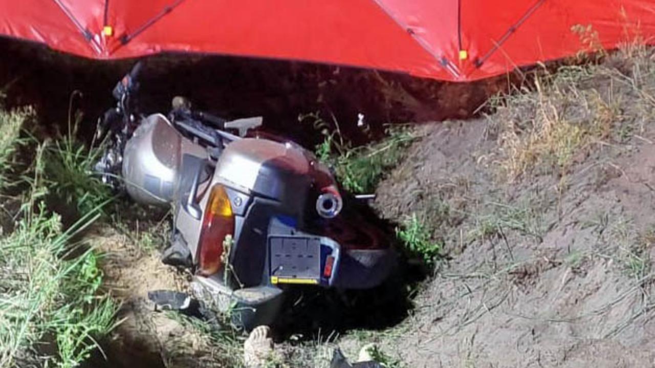 Uderzył w przepust drogowy, motocyklista nie żyje