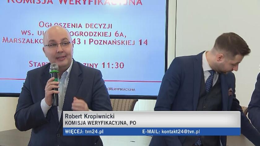 Robert Kropiwnicki o decyzjach komisji