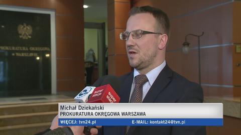 Rzecznik warszawskiej prokuratury o zarzutach