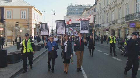 Marsz z portretami ofiar katastrofy smoleńskiej