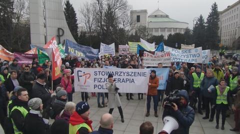 Demonstracja pod Sejmem