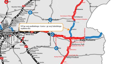 Jarosław Kaczyński podczas nadania nazwy S19 "Via Carpatia im. Prezydenta RP Lecha Kaczyńskiego"