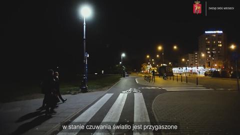 Nowe lampy w Parku Praskim