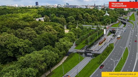 Budowa linii tramwajowej na Kasprzaka