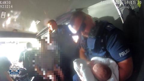 Noworodek przestał oddychać, życie uratowali mu policjanci