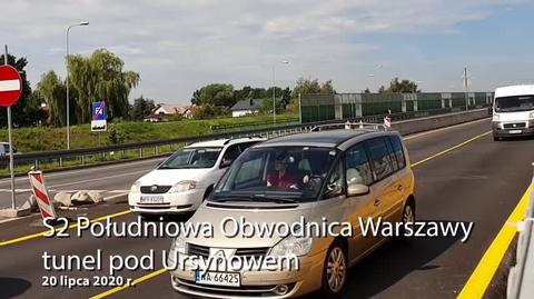 Południowa Obwodnica Warszawy, tunel pod Ursynowem