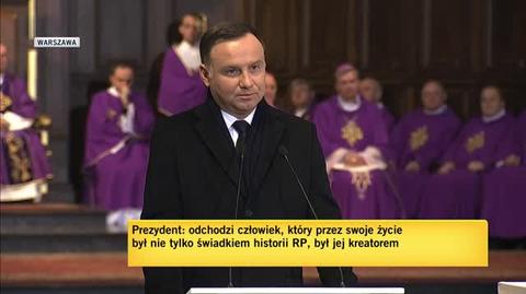 Prezydent Duda wspomina Jana Olszewskiego