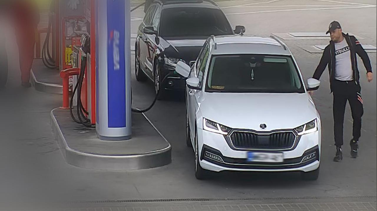 Tankował na stacji paliw, szuka go policja