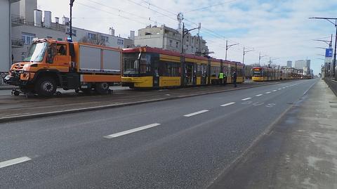 Awaria na moście Poniatowskiego