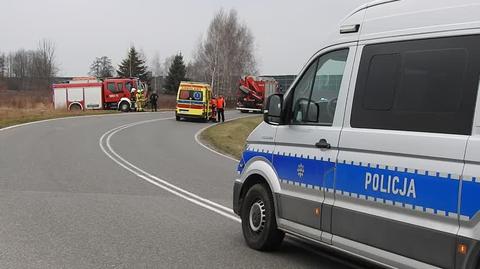 Jedna osoba zginęła w wypadku niedaleko Pruszkowa 