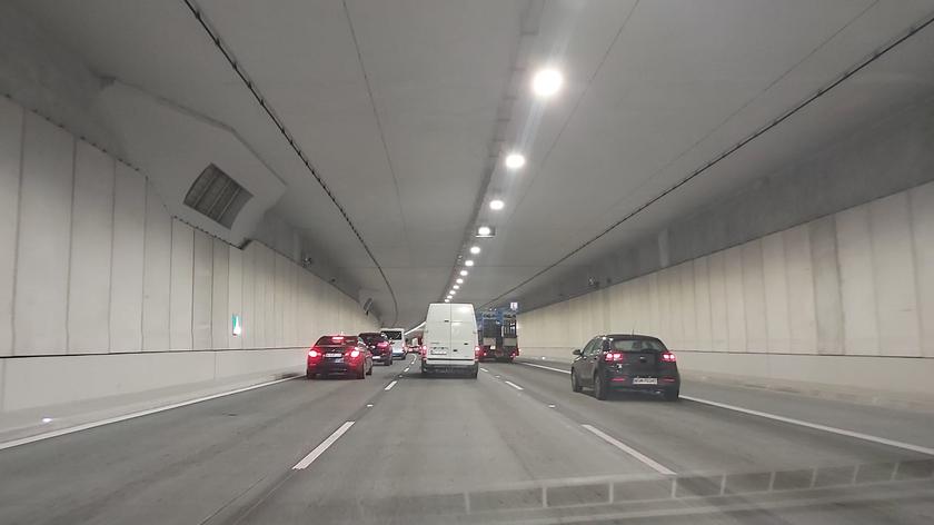 Przejazd tunelem POW w stronę Włoch (część 1)