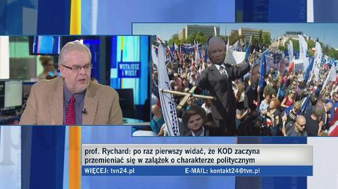 Profesor Andrzej Rychard o liczbie demonstrantów