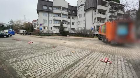 Śmiertelne potrącenie przez kierującego śmieciarką w Ursusie 