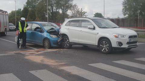 Auto wjechało w tył drugiego