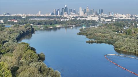 Wisła w Warszawie, 19 września po godzinie 9