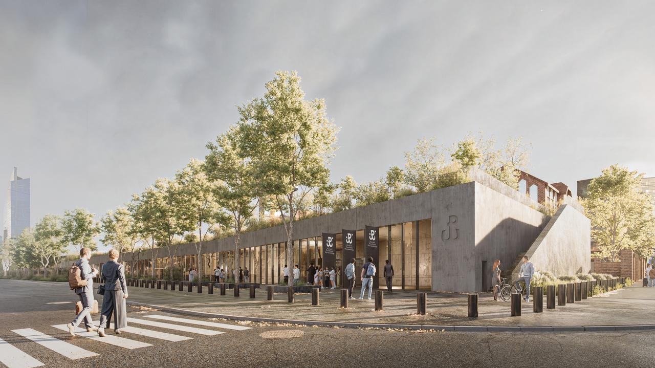 Naturalny beton, czarna stal, zielony dach. Nowy rozdział w historii muzeum