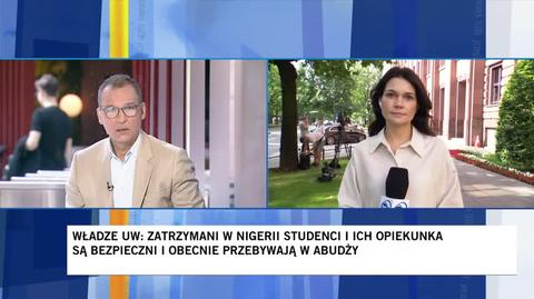 Nigeryjska charge d'affaires nie chciała odpowiadać na pytania dziennikarzy