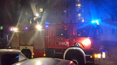 Sylwestrowe interwencje strażaków w Warszawie