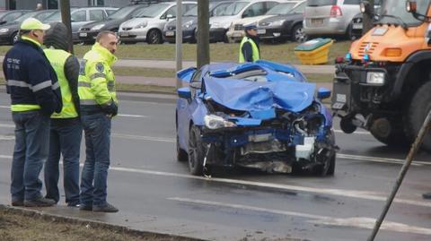 Wypadek na Broniewskiego