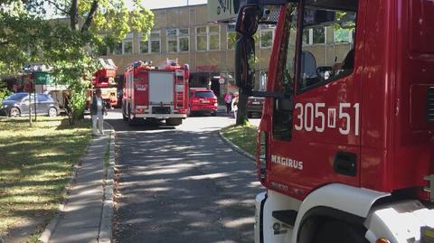 Pożar w szpitalu w Aninie