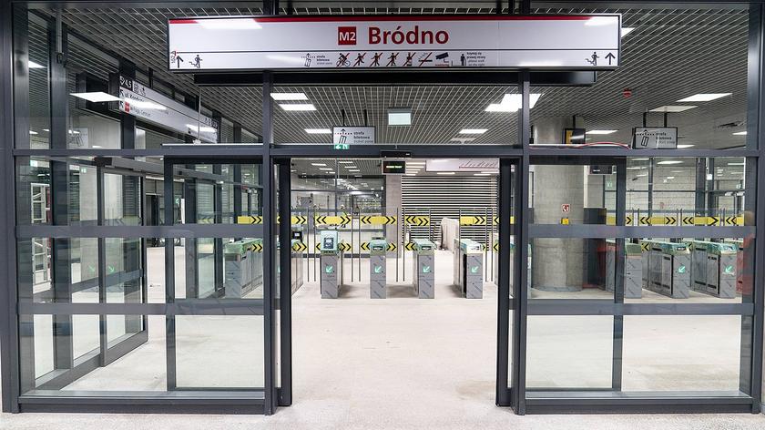 Otwarcie nowego odcinka drugiej linii metra na Bródnie