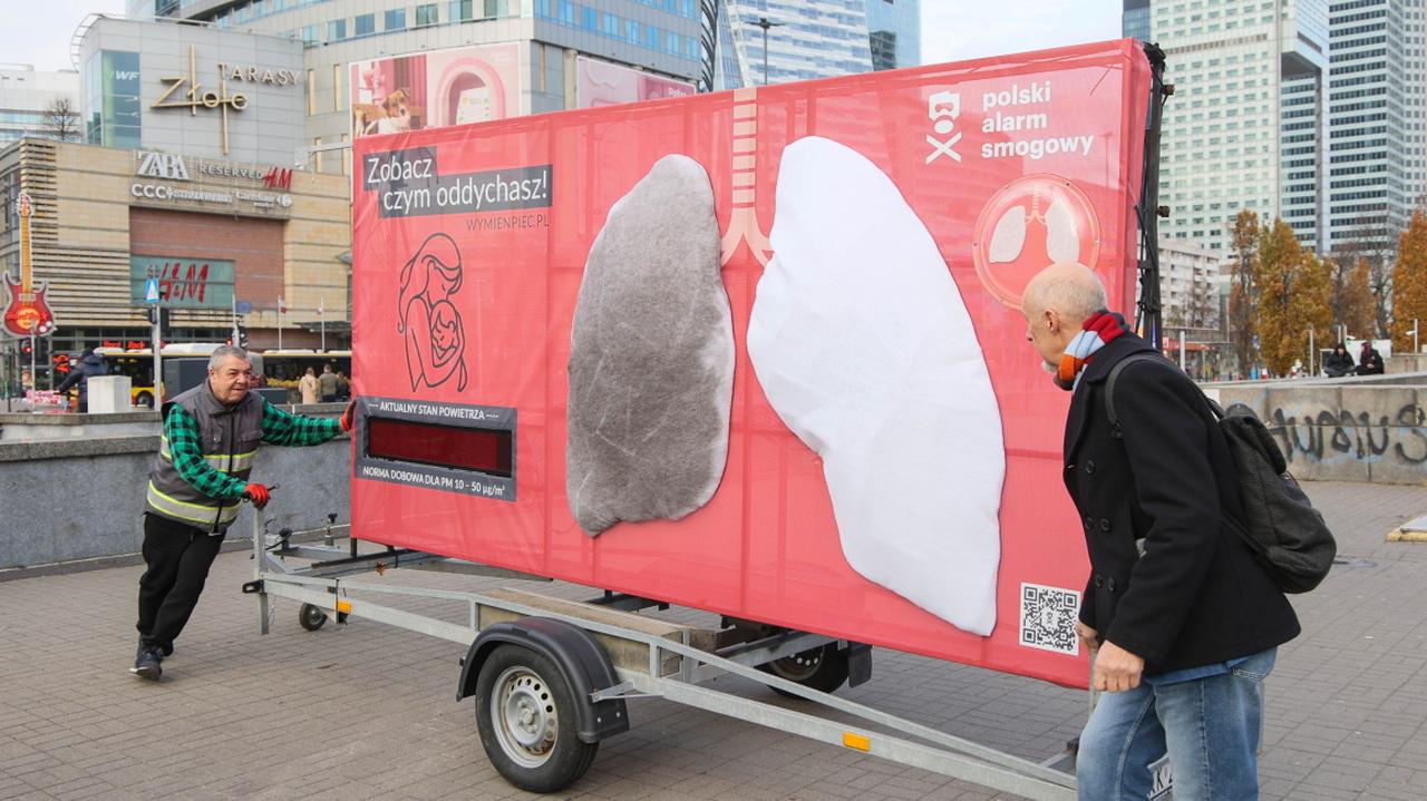 Mobilne płuca trafią do 30 miejscowości. Pokażą poziom smogu
