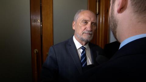 Antoni Macierewicz tłumaczy się z "rajdu" po Warszawie