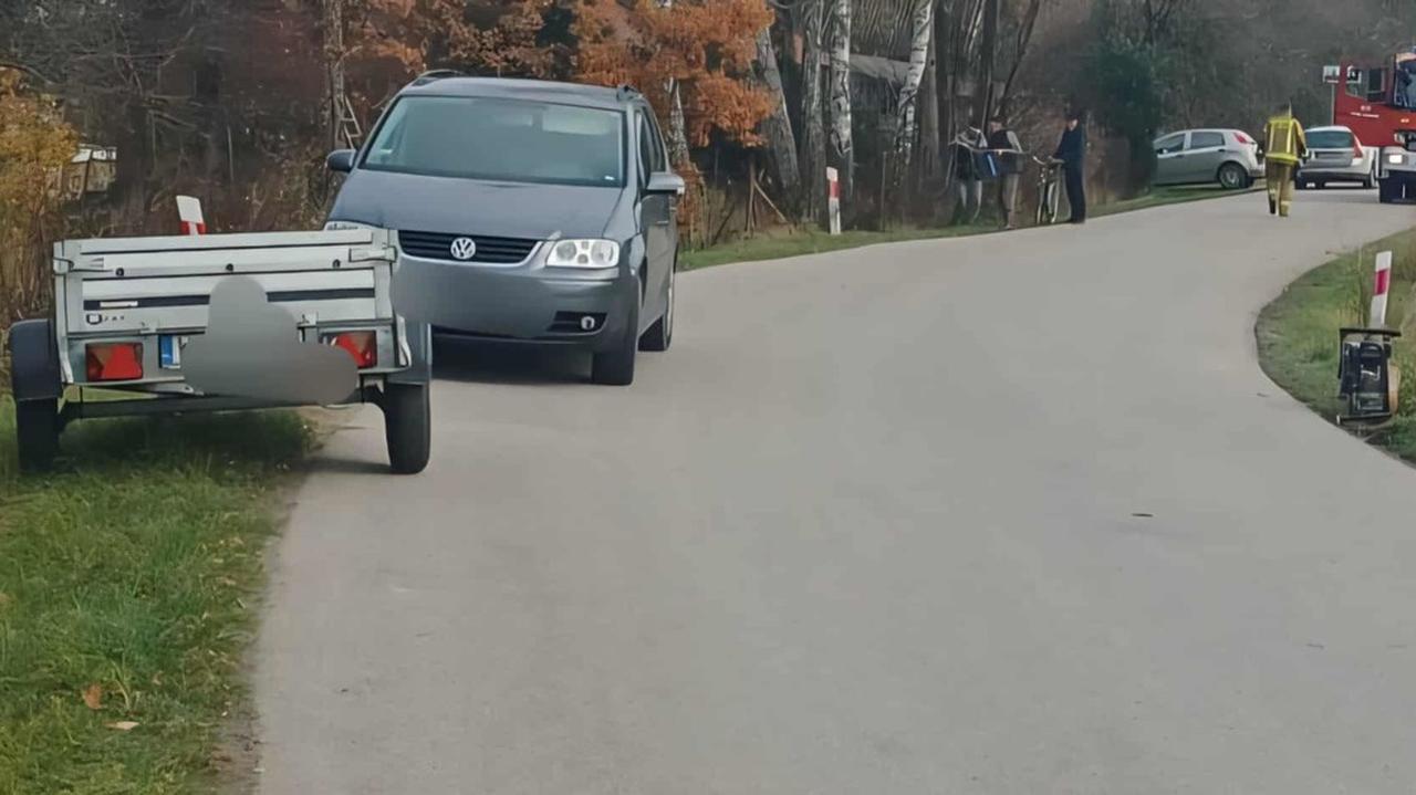 Rozciągnęli stalową linkę w poprzek drogi. Kierowca jej nie zauważył. "Poważne obrażenia"