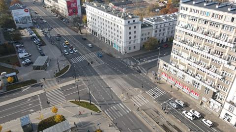 Skrzyżowanie ulicy Wolskiej z Płocką