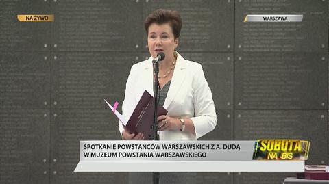 Przemówienie prezydent Warszawy