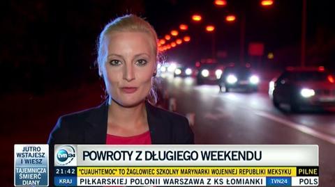 Długi powrót z długiego weekendu