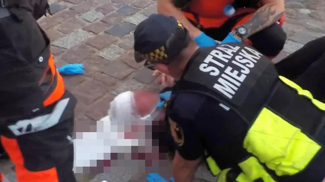 Krwawa awantura na Starym Mieście. "Zostawili leżącego na ziemi mężczyznę"