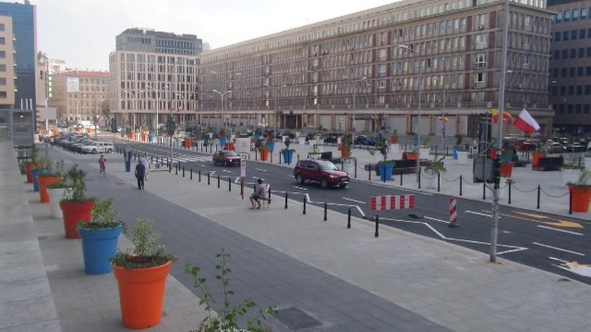 Plac Powstańców Warszawy po estetyzacji