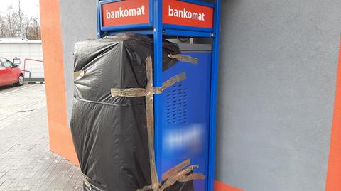 Podpalenie bankomatu w Celestynowie