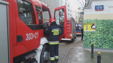 Wypadek na budowie w al. Szucha