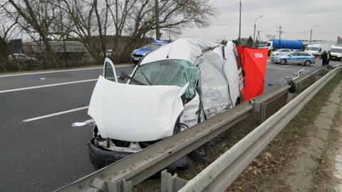 Do śmiertelnego wypadku doszło na "siódemce" pod Tarczynem