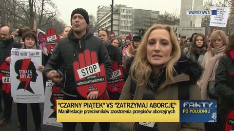 Manifestacja przed Sejmem