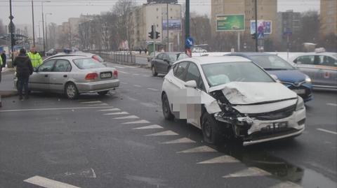 Zderzenie hondy i opla