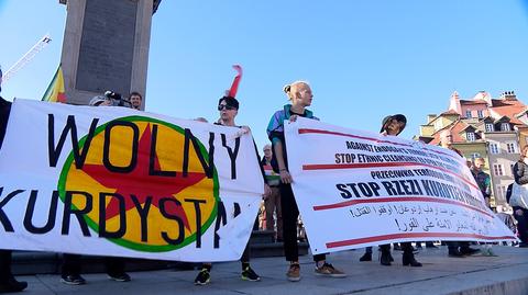 Manifestacja w obronie Kurdów