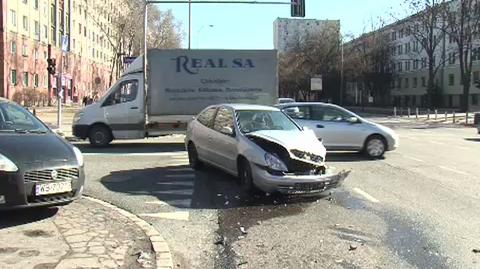 Citroen zderzył się z chryslerem 