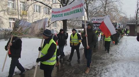 Marsz w sprawie Puszczy Białowieskiej