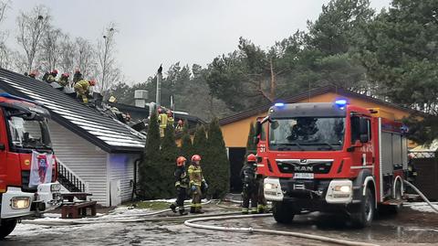 Pożar restauracji na Białołęce