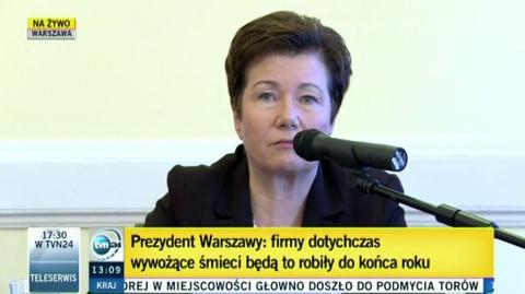 Hanna Gronkiewicz-Waltz opowiada o programie pomostowym