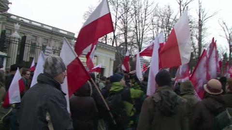 Protest przed ambasadą