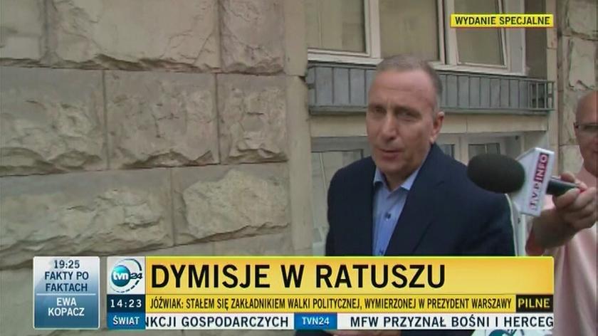 Grzegorz Schetyna o decyzjach prezydent Warszawy