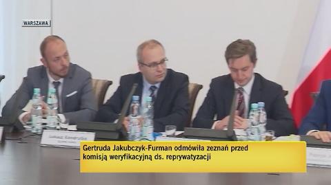 Gertruda Jakubczyk-Furman odmówiła zeznań