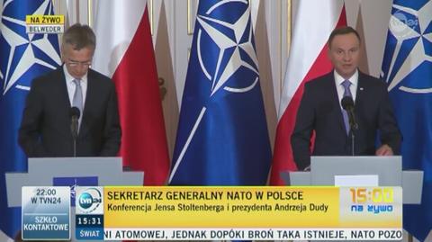 Spotkanie Prezydenta i Sekretarza Generalnego NATO